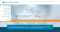Desktop Screenshot of martinhealth.org